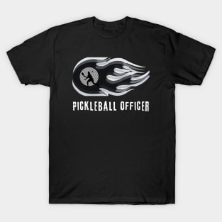 pickleball player officer team officer police, Army Navy Airforce  Group team players T-Shirt